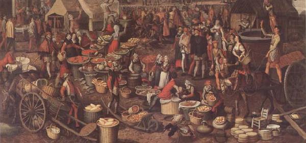 Pieter Aertsen Market Scene(Ecce Homo fragment) (mk14) china oil painting image